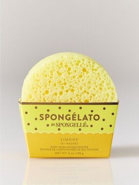 Spongelle Yellow Limone Infused Bath Sponge